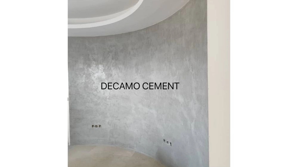 Beton dokulu mikro çimento veya bin dikenli lüks duvarlar; Decamo Çimento