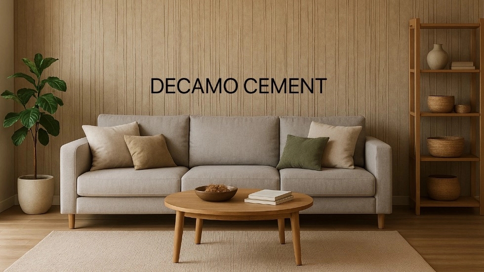 Bambu mikro çimentosu; Decamo çimentolu doğal, modern ve dayanıklı duvarlar
