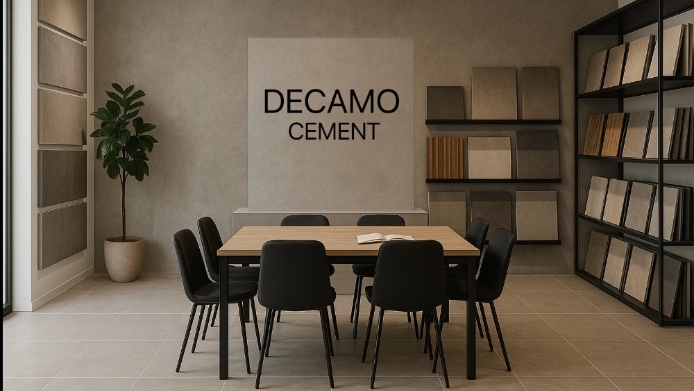 اجرای شوروم ساختمانی با دکامو سمنت